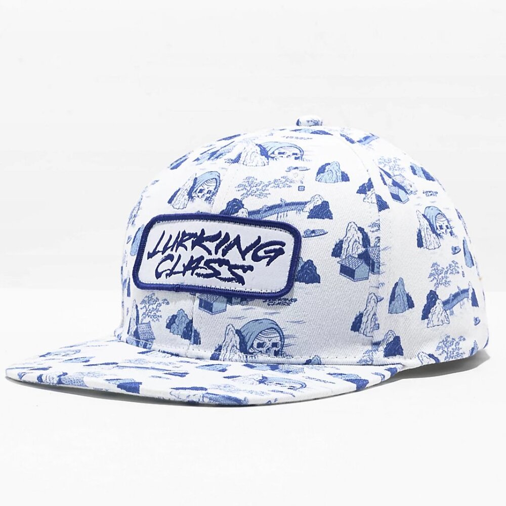 NWT Lurking Class Sketchy Tank Tucks Chapter 2 White All Over Print Hat